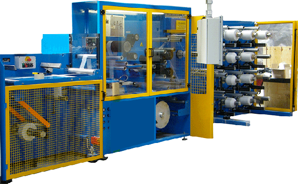 Calemard spooling machine with digital option