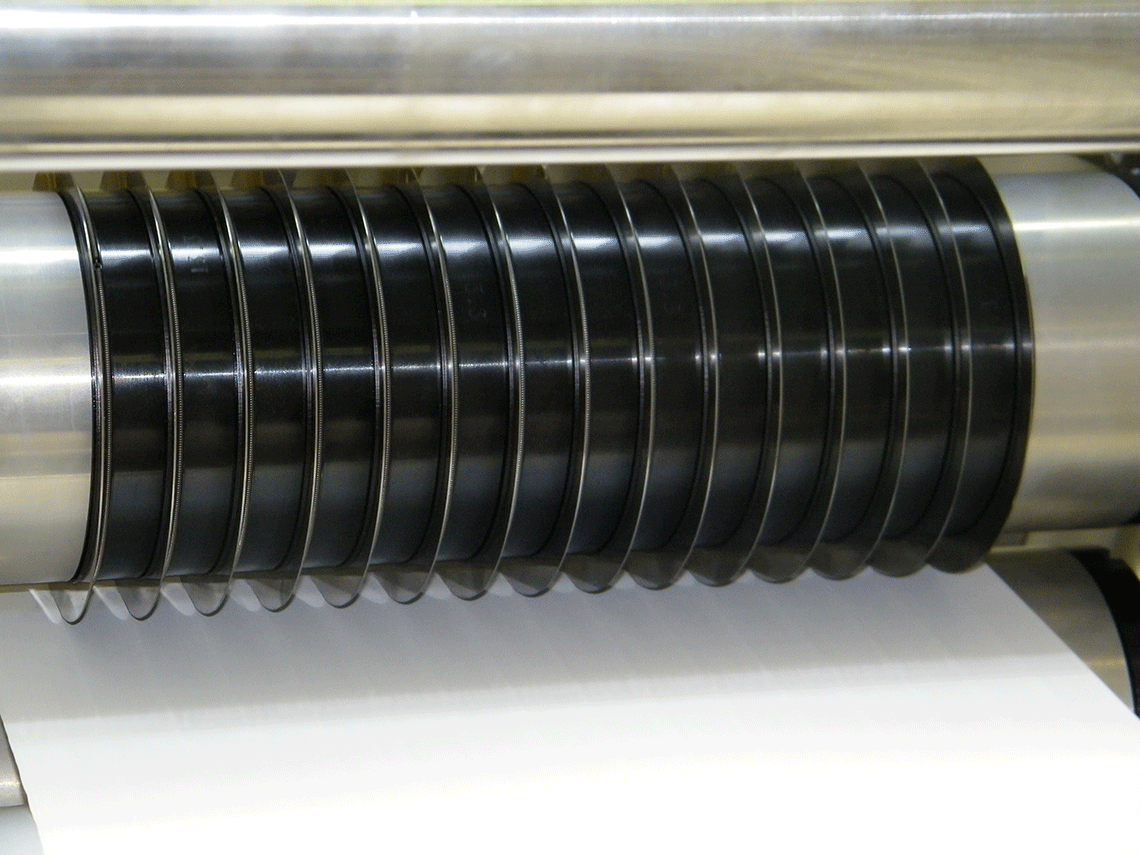 Slitting module on Spooling machine