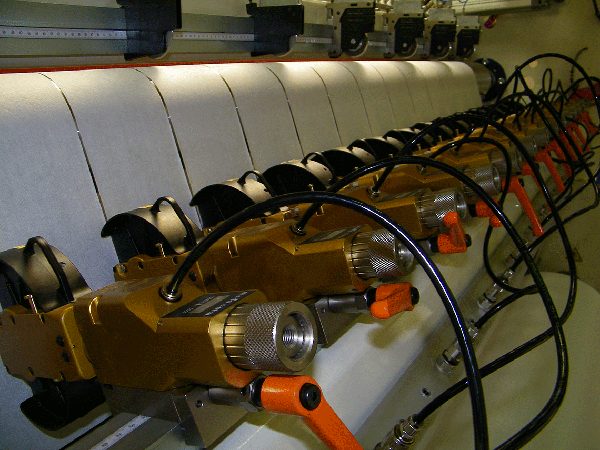 Individual shear cutters on slitter