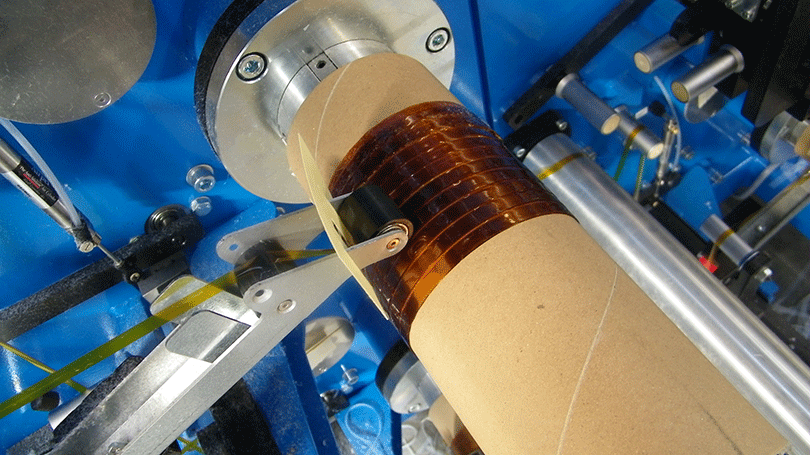Spooling of composite materials