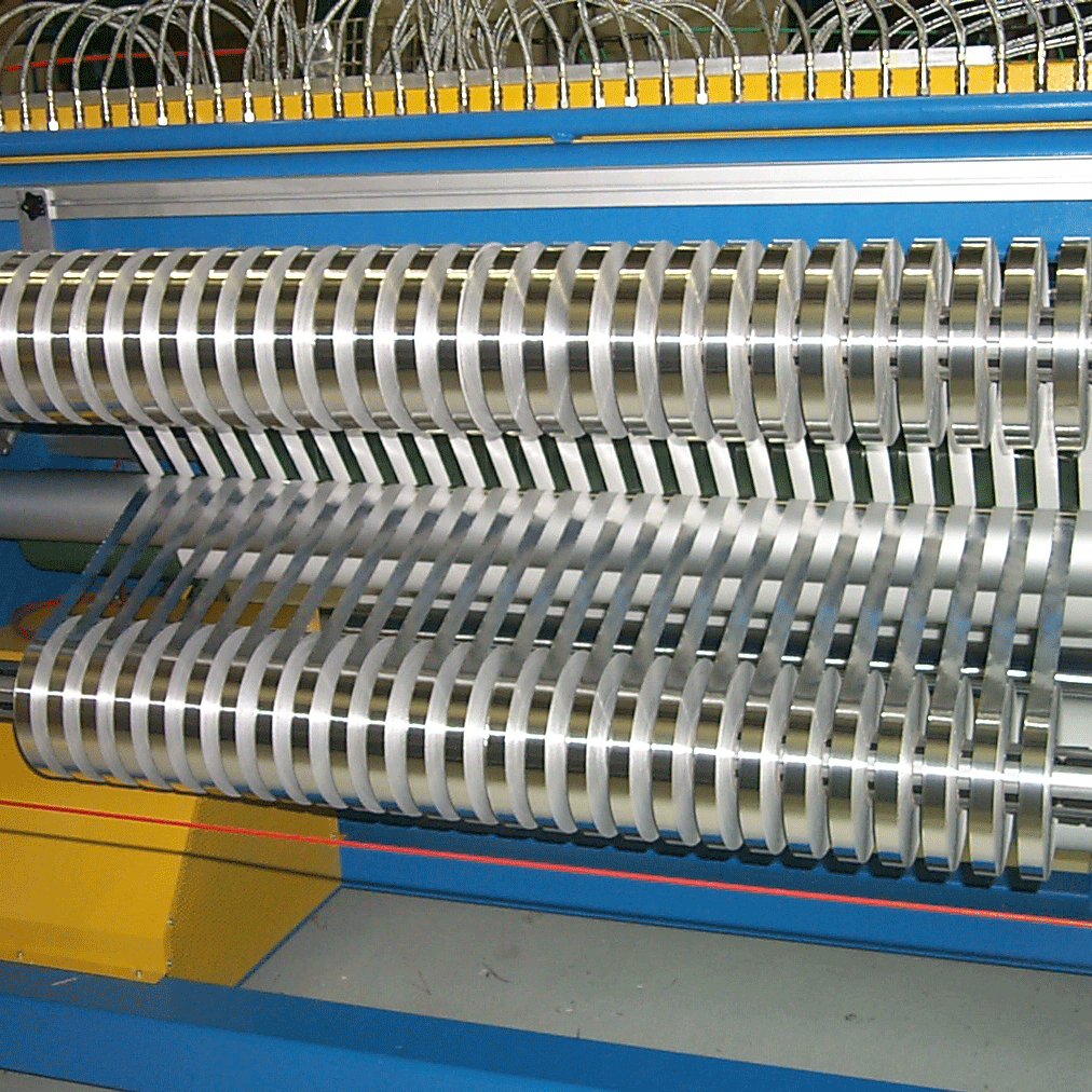 Aluminized fabrics winding